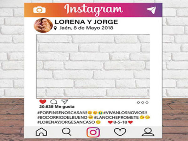 Photocall de instagram