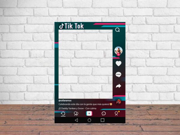 Photocall Personalizado Tik Tok