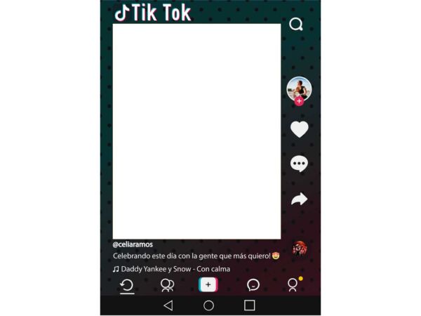 Photocall Personalizado Tik Tok