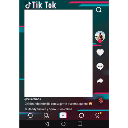 Photocall Personalizado Tik Tok