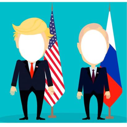 Photocall Trump-Putin