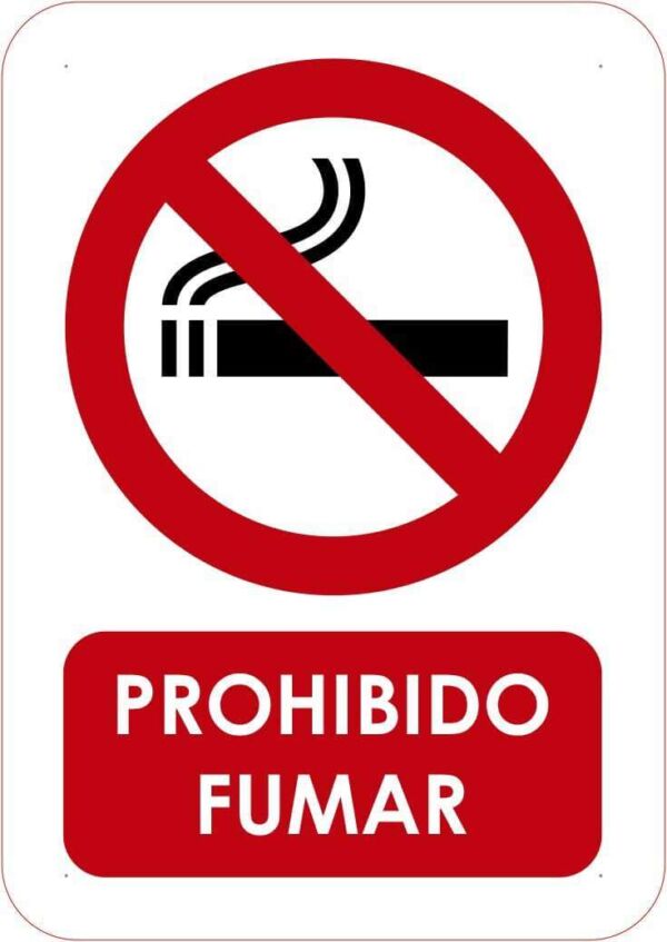 Señal Prohibido Fumar