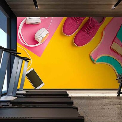 Papel Pintado Ropa Gimnasio