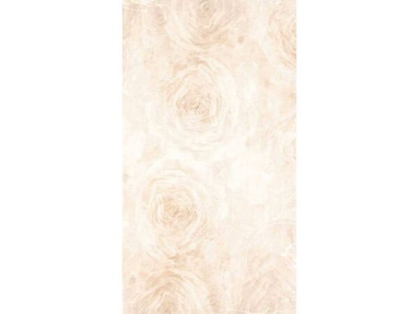 Papel Pintado Rosas Beige