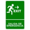 Señaletica Salida de Emergencia Derecha