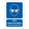 uso obligatorio gafas protectoras