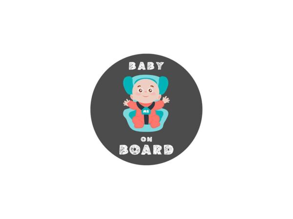 Vinilo Pegatina Coche Baby On Board
