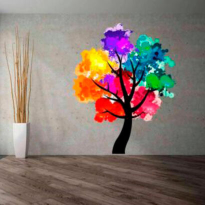 vinilo-decorativo-arbol-colores