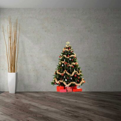 vinilo decorativo arbol navidad