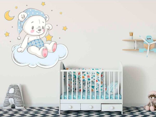 Vinilo Infantil Osito Estrella
