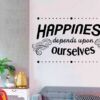 Vinilo Frases Happiness Ourselves