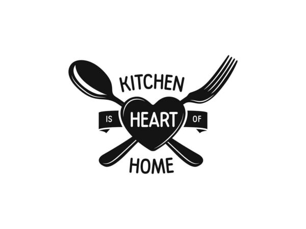 Vinilo Frases Kitchen Hearth Home