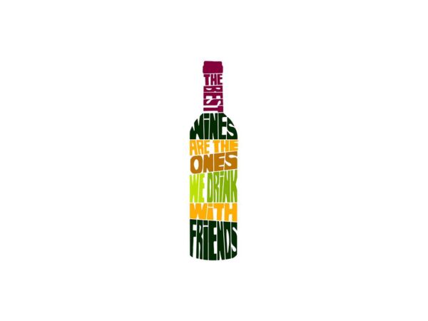 Vinilo Frases The Best Wines