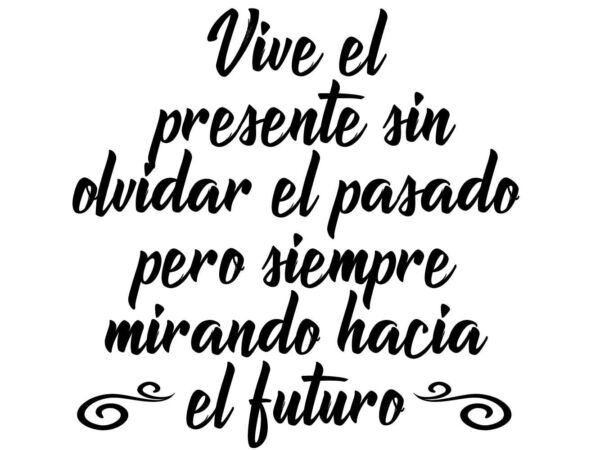 Vinilo Frases Vive el Presente