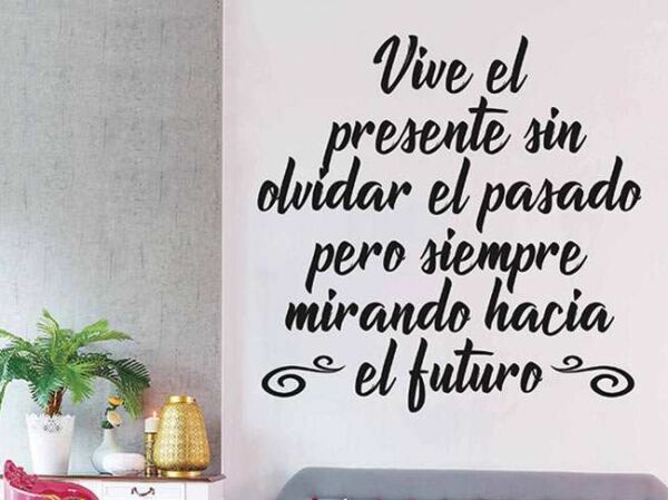 Vinilo Frases Vive el Presente