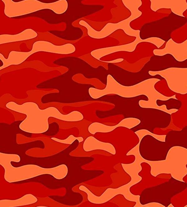 vinilo frigorifico camuflaje rojo diseno