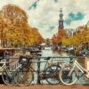 Vinilo Frigorífico Canal de Amsterdam