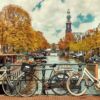 Vinilo Frigorífico Canal de Amsterdam