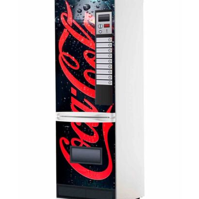 Vinilo Frigorífico Máquina Coca-Cola Negro