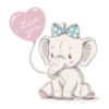 Vinilo Infantil Elefante Love You