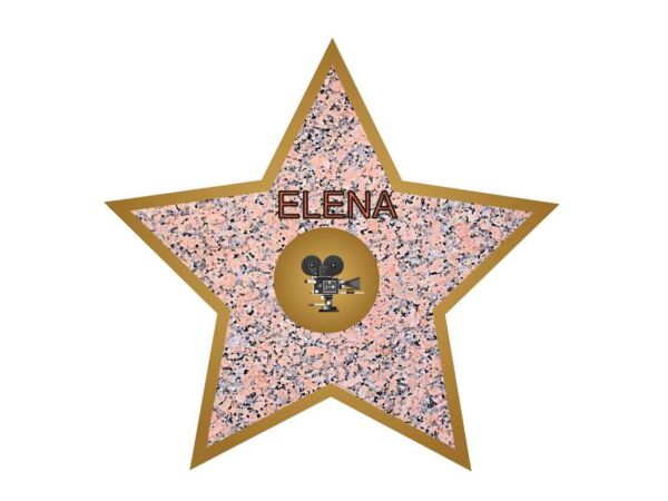 Vinilo Infantil Estrella Cine Personalizado Diseño
