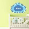 Vinilo Infantil Nube Balones Playa Personalizado