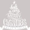 Vinilo Navidad Árbol Holly Jolly