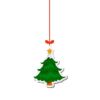 vinilo navidad figuras carton arbol