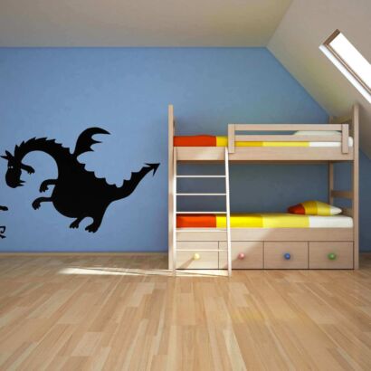 Vinilo Pared Dragon