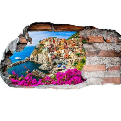 Vinilo 3D Manarola Italia