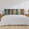 Cabecero Cama PVC Impresión Digital Imitación Madera Multicolor Antigua Outlet