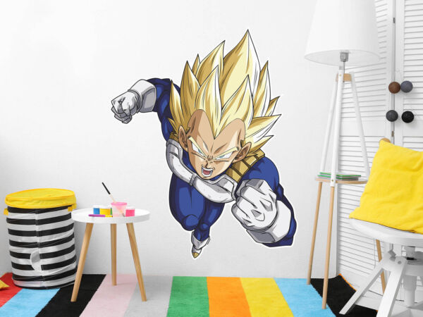 pegatina de pared vegeta super saiyan