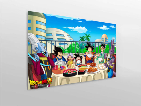 Cuadros PVC Dragon Ball Super Comida de Personajes