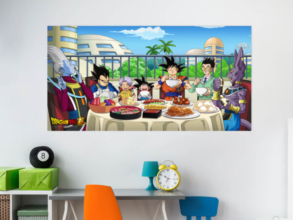 Cuadros PVC Dragon Ball Super Comida de Personajes