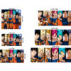 Cuadros PVC Dragon Ball Super Fases de Goku