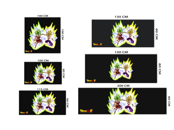 Cuadros PVC Dragon Ball Super Kale y Caulifla