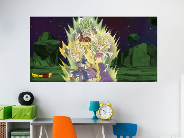 Cuadros PVC Dragon Ball Super Kale, Caulifla y Cabba