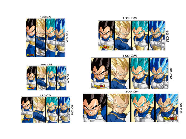 Cuadros PVC Dragon Ball Super Vegeta