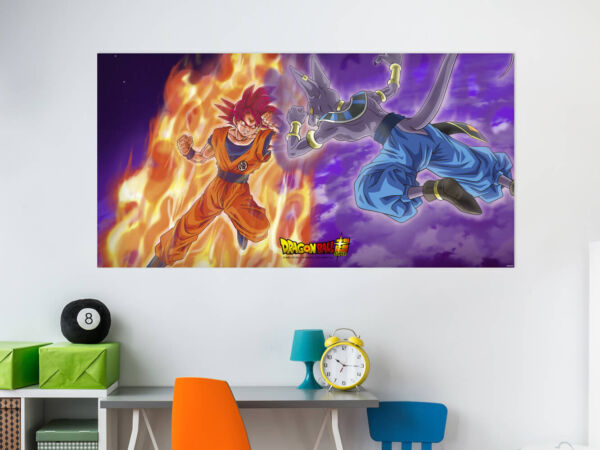 Cuadros PVC Dragon Ball Super Goku vs Beerus