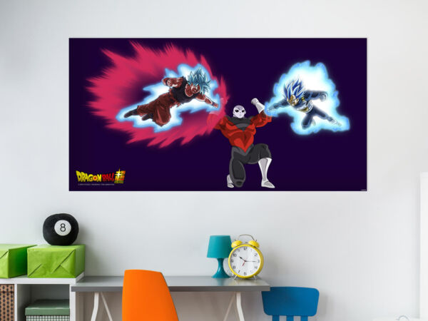 Cuadros PVC Dragon Ball Super Goku y Vegeta vs Jiren