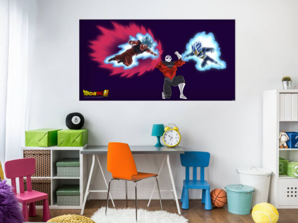 Cuadros PVC Dragon Ball Super Goku y Vegeta vs Jiren