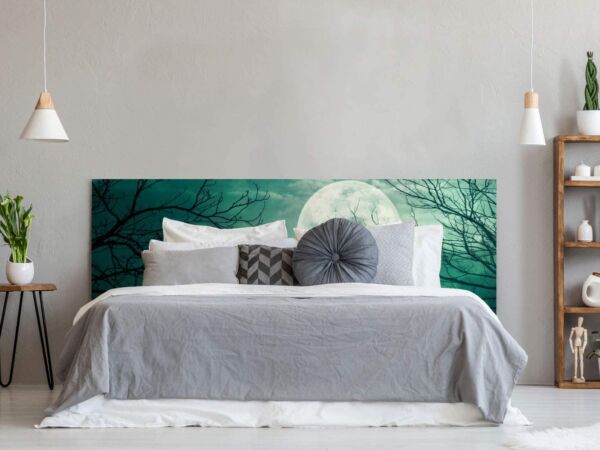 Cabecero Cama PVC Spooky Bosque con Luna Llena