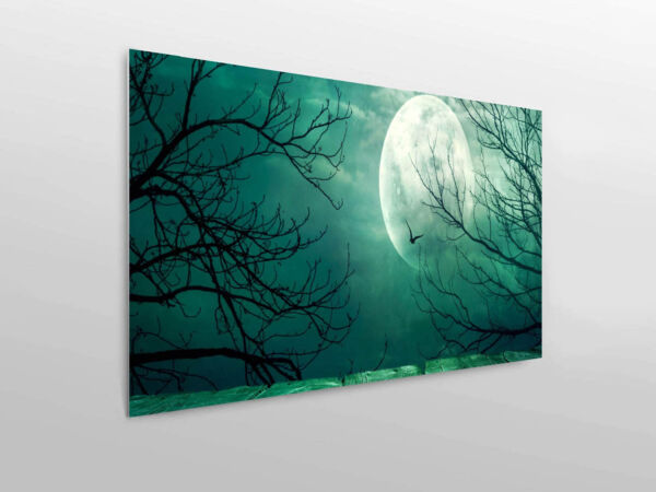 Cabecero Cama PVC Spooky Bosque con Luna Llena