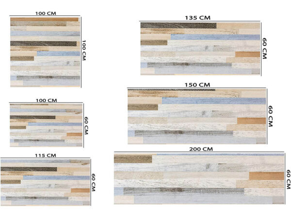 Cabecero Cama PVC Impresión Digital sin Relieve Textura madera