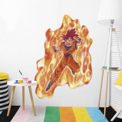 pegatina pared goku dios