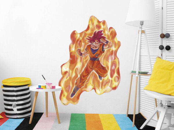 pegatina pared goku dios