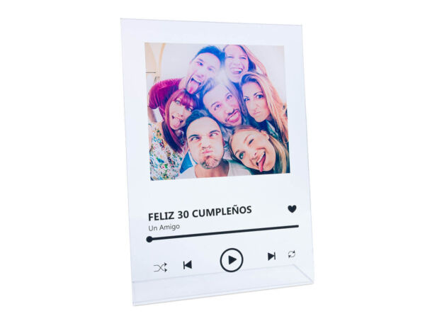 Placa spotify personalizada