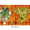 pack de pegatinas en vinilo dragon ball shenlong dorado