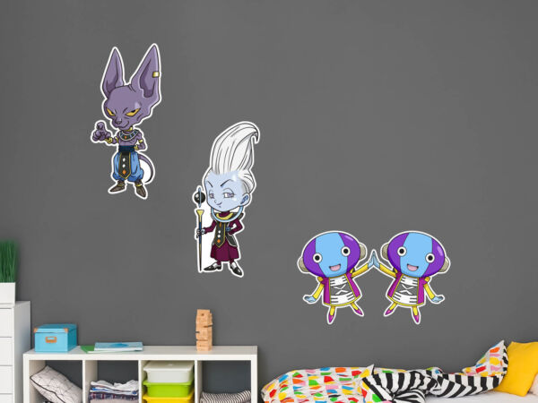 pack de pegatinas de pared en vinilo dragon ball