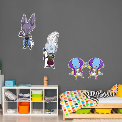 Pegatinas de Pared Dragon Ball Super Fases Goku